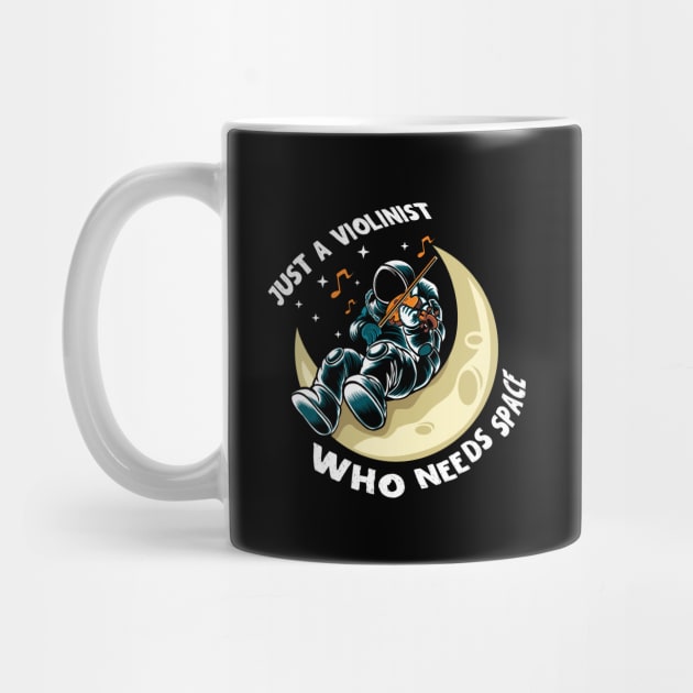 A Violinist Who Needs Space by The WYLD Tribe